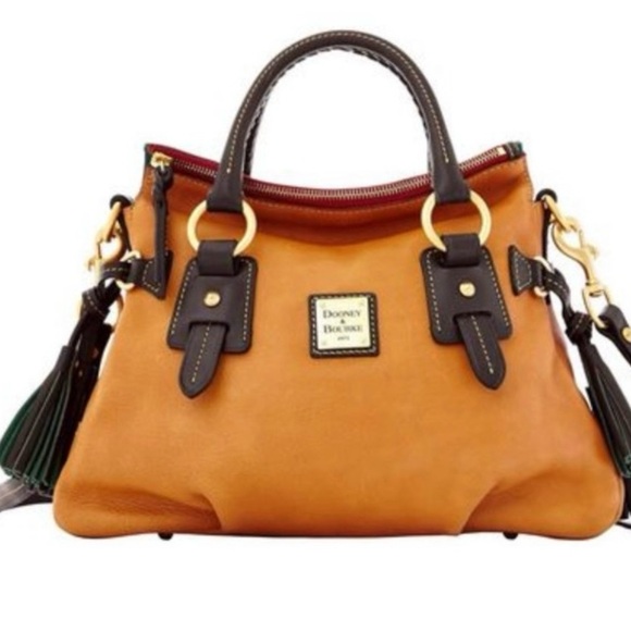 Dooney & Bourke Natural Florentine Small Stanwich Satchel - Picture 1 of 14